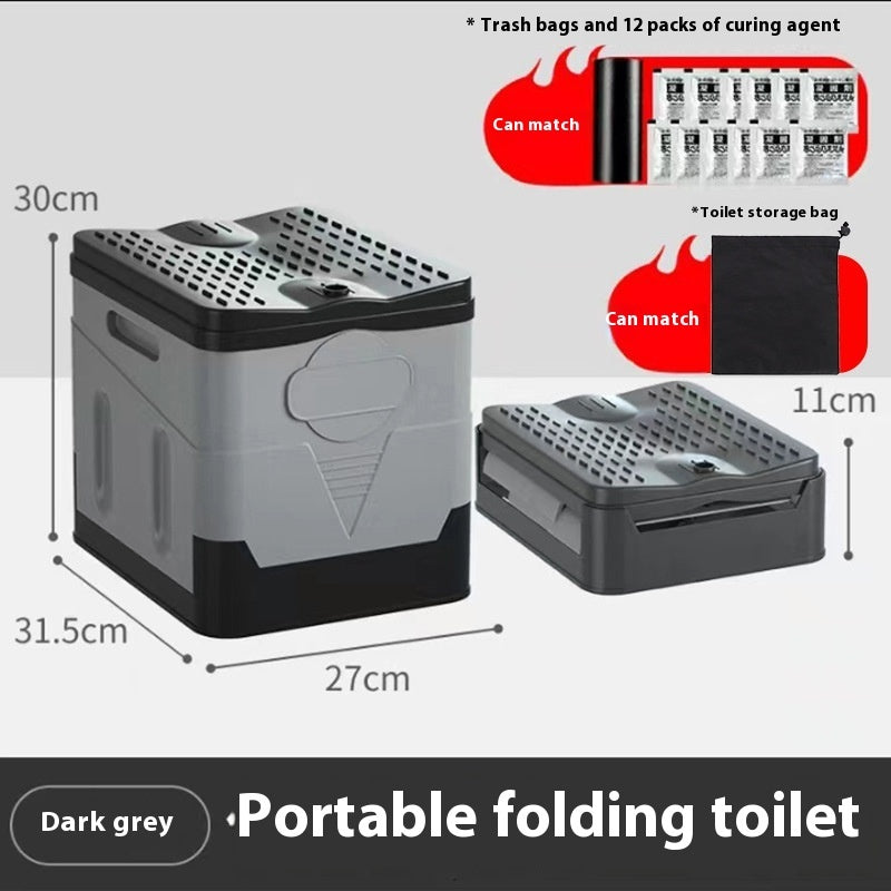 Car Folding Toilet Portable Outdoor Travel