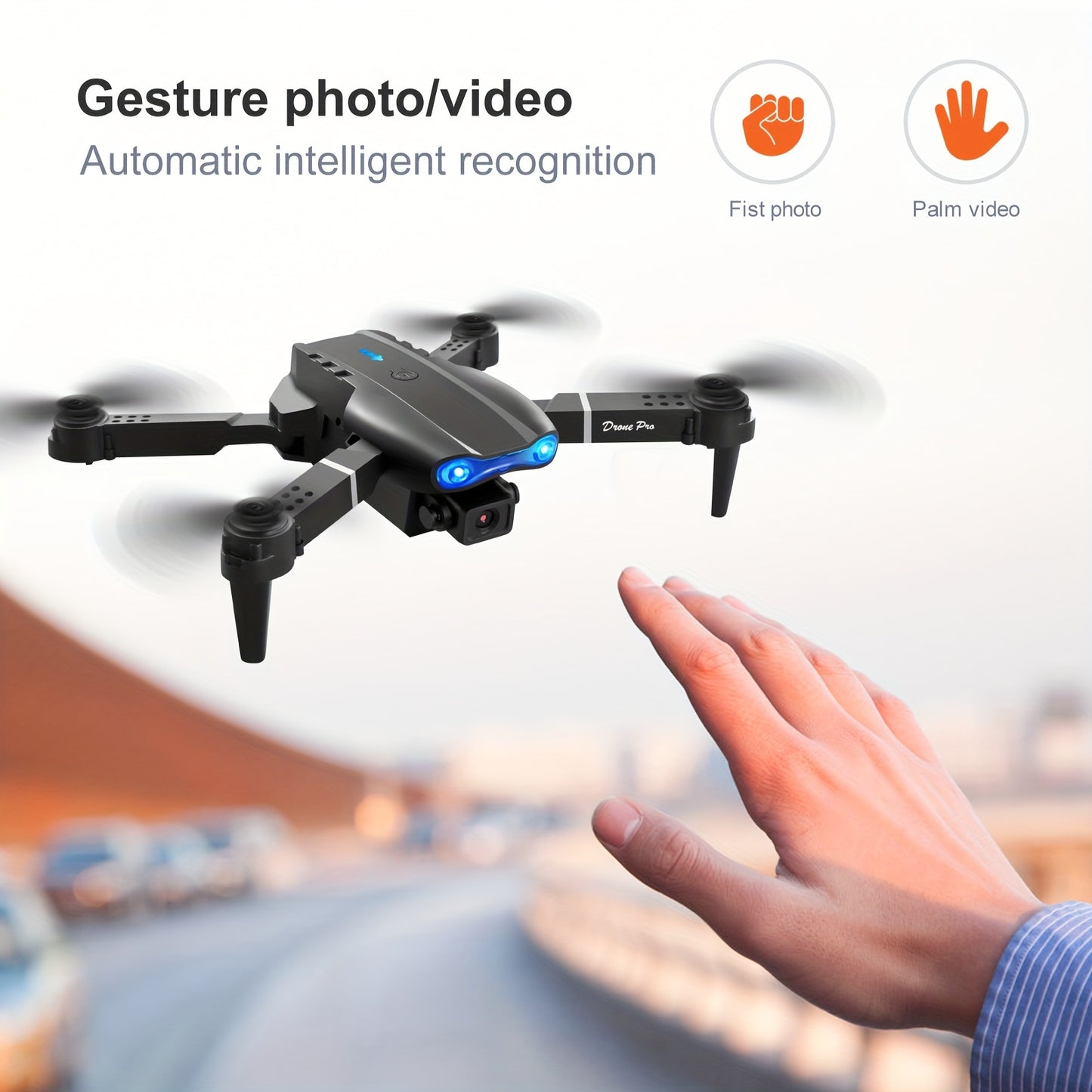 E99 Dual Camera Drone, Six Axis Gyroscope, One Click Takeoff, Birthday Gift, Thanksgiving, Christmas, And Halloween Gifts