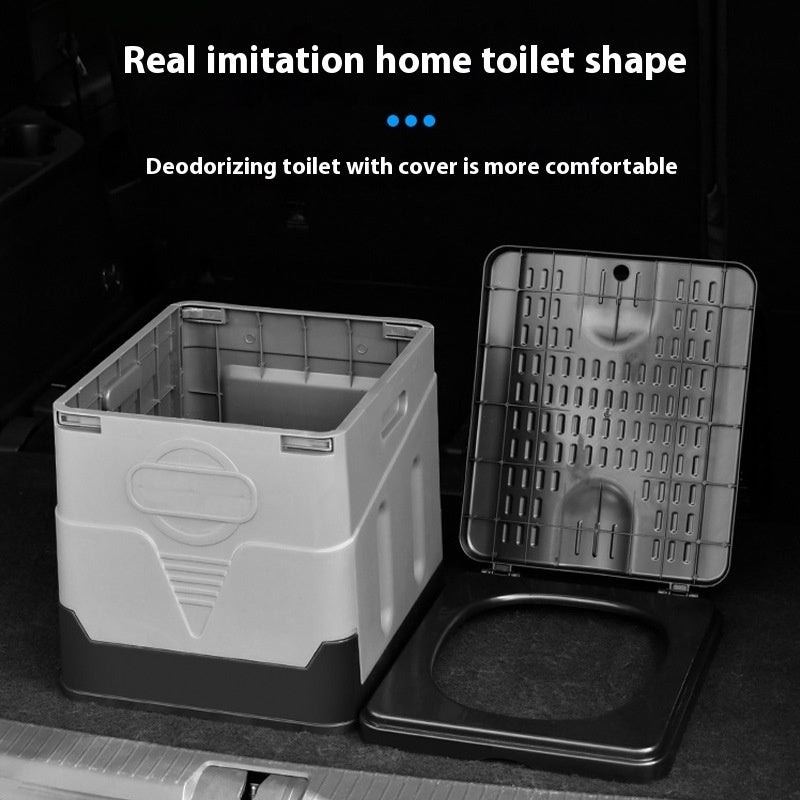 Car Folding Toilet Portable Outdoor Travel