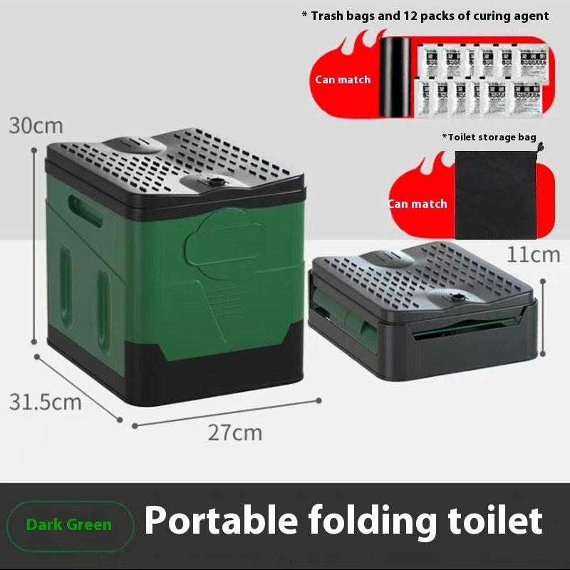 Car Folding Toilet Portable Outdoor Travel