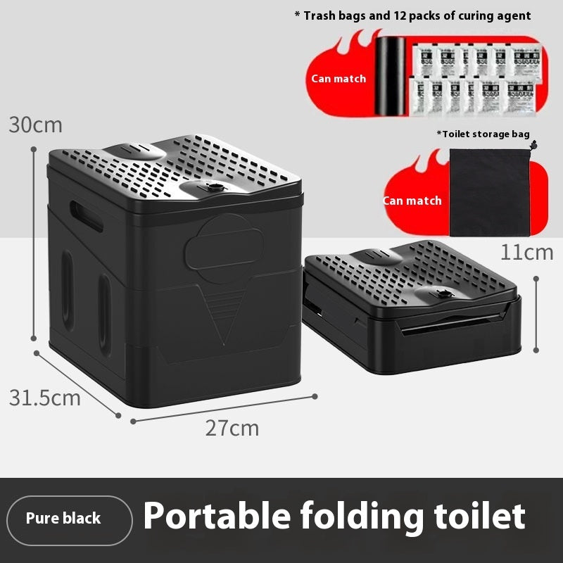 Car Folding Toilet Portable Outdoor Travel