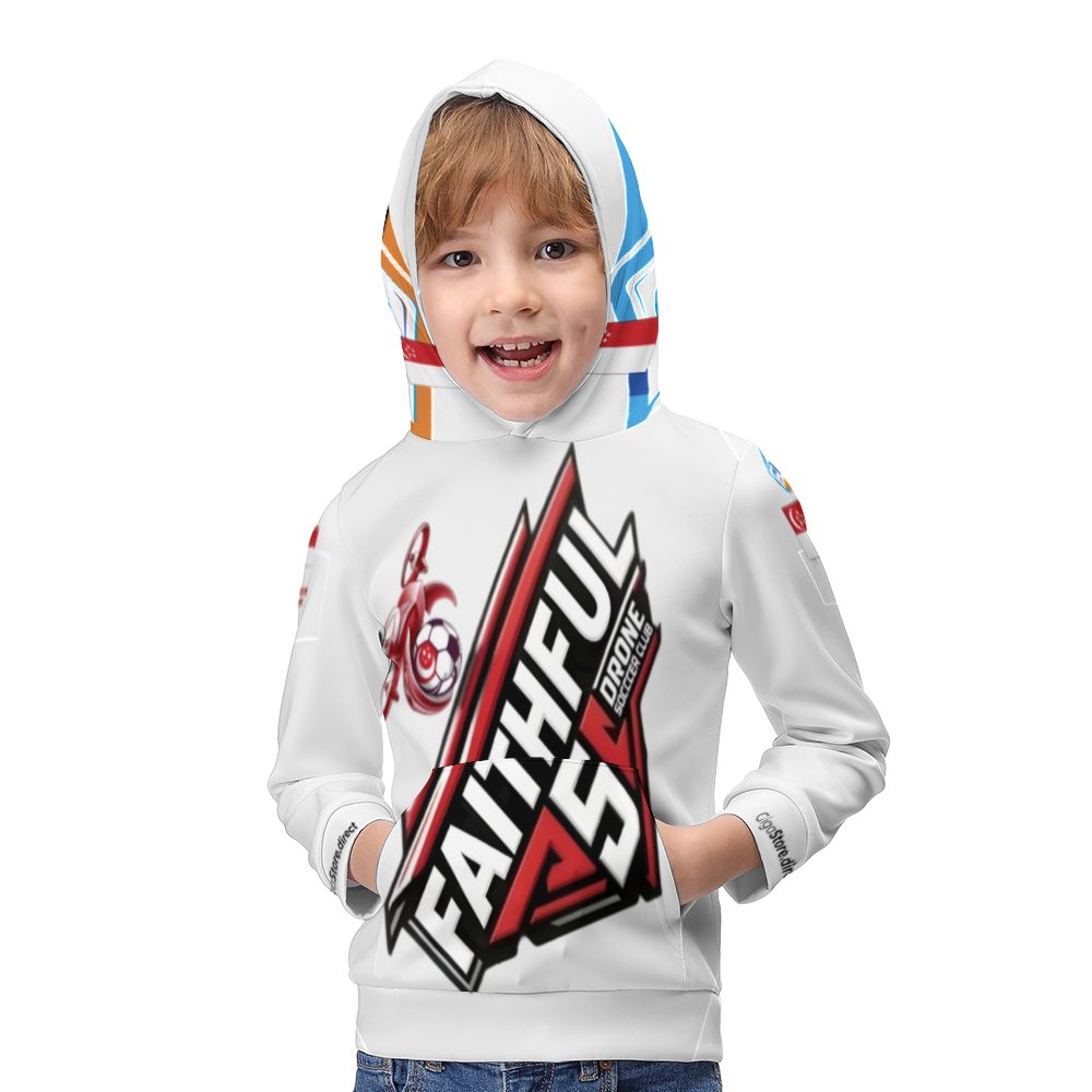 Faithful 5 Kids Drone soccer Hoodie